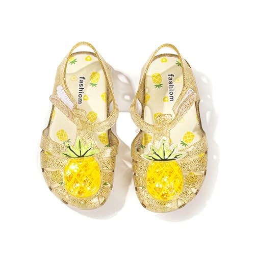 SywzX&xfybz Girls Jelly Sandals Girls Dress Shoes Princess Sandals Water Beach Flat Sandals2