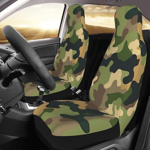Housses de siège de voiture camouflage pour les sorties nature et le sport