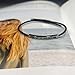 Choistily Dont Let The Hard Days Win Bracelet for Women Adjustable Handmade Braided Bracelet Stainless Steel Tube Engraved Inspirational Bracelet for Women Men Inspirational Jewelry Gifts (Silver A)