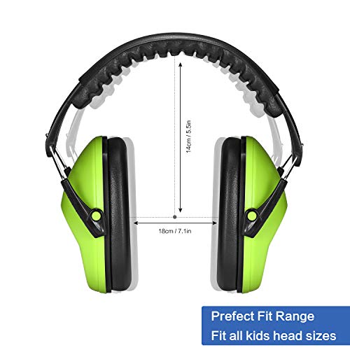 Champs CP_KEM_GN2911 Ear Muffs For Noise Reduction Earmuff Noise Protection Reduction Headphones For Toddlers Kid Children Teen Nrr 25Db Safety Hearing Ear Muff Air Shows thumb #3