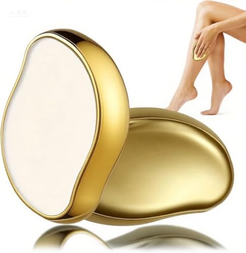 【令和 7 年新モデル】クリスタル脱毛器 無痛脱毛 擦るだけ ナノガラス技術 物理脱毛 全身対応 男女兼用 コンパクト 角質除去 水洗い可能 旅行携帯適 (ローズゴールド色)