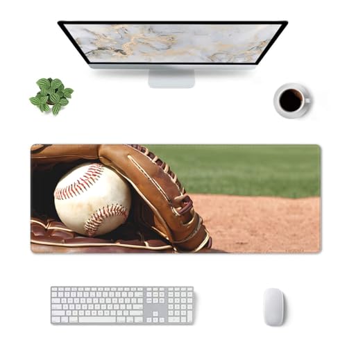 Tapis de souris de jeu baseball XXL 80x30cm antidérapant