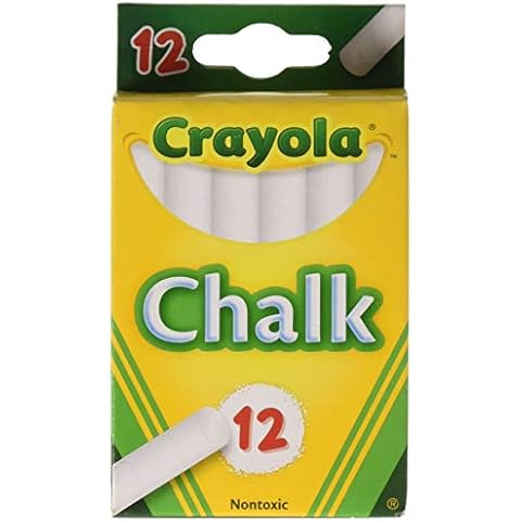 Crayola 12 Count White Chalk for Classrooms Cover