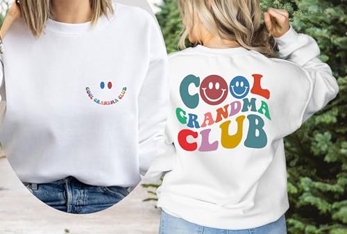 Grandma Sweatshirt, Cool Grandma Club Sweatshirt, Grandma Gift, Mothers Day Gift, New Grandma Gift, Grandma Shirt, Unisex Sweatshirt4