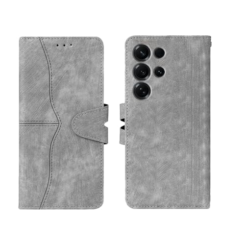 Image of amazon basics Samsung Galaxy S26 Ultra 5G Flip Cover | Card Pockets Wallet & Stand | Flip Cover for Samsung Galaxy S26 Ultra 5G (Gray)