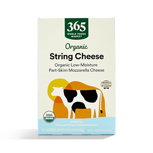 365 Organic String Cheese 24 Pack