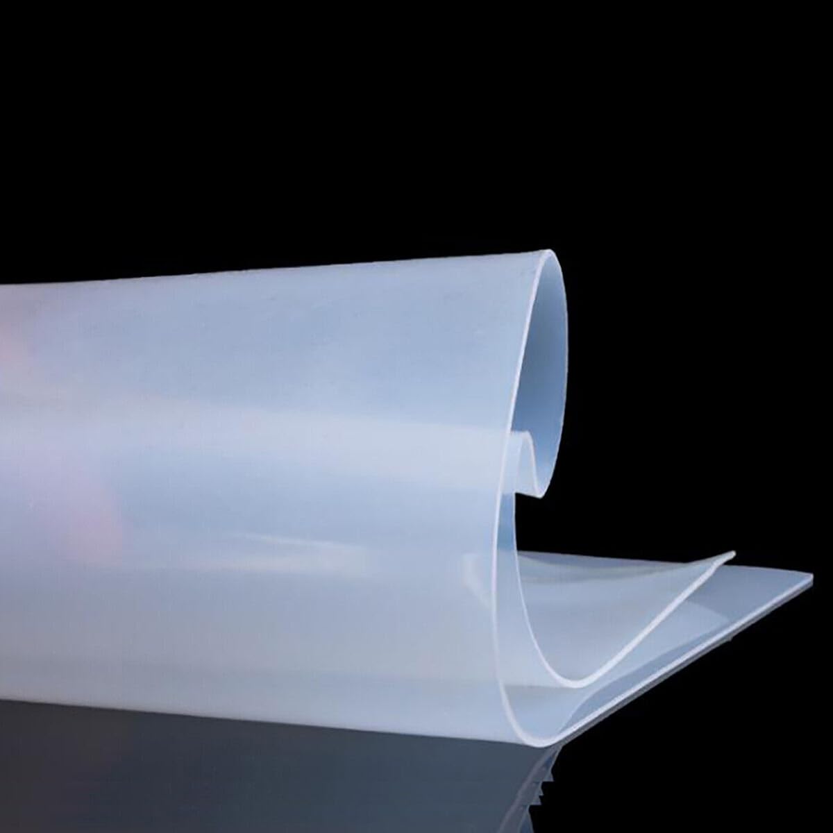 Silikonkautschukplatte, 50,8 x 101,6 cm, dünne Mattenrolle for Bastelarbeiten, Dichtungen, Heimwerker(500x1000x1mm)