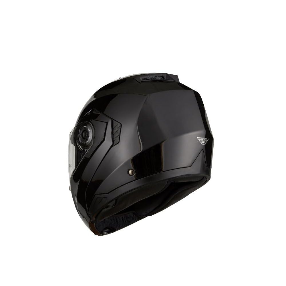 EOLE Casco modular SUBTLE negro brillante, con homologación ECE R 22.06 – Talla XXL (63–64 cm) – Calota de ABS