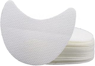 200 Pcs Disposable Makeup Eye Pad Sticker Eye Shadow Stickers Grafted Tape Half-Moon Shape Eye Pads for Prevent Eyelash Extensions, Tinting and Lip Makeup Residue
