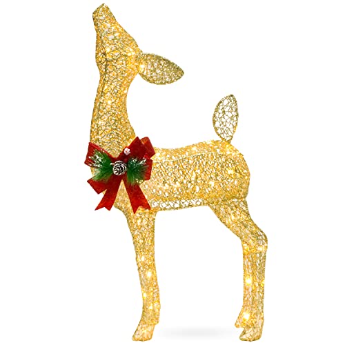 Joiedomi 30602 Reindeer Christmas Decoration, 100 Led Lighted Christmas Outdoor Decorations Xmas Deer Yard Lights Decor thumb #1