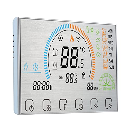 Thermostat intelligent LANRU avec écran tactile LCD programmable
