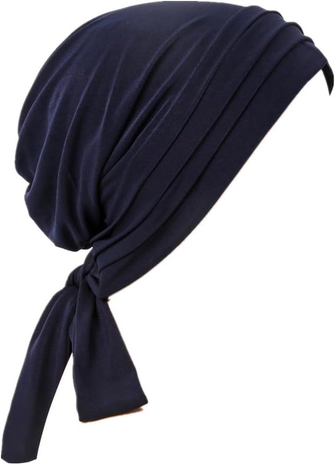 YYAOJHAO Pre Tied Chemo Headscarf for Women - Slip On Bandana Headwrap caps chemotherapy Turban for Cancer Hair Cover
