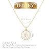 Tewiky Cross Necklace for Women-Dainty Simple 14k Gold Plated Cross Pendant Cute Necklaces for Women Jewelry #4
