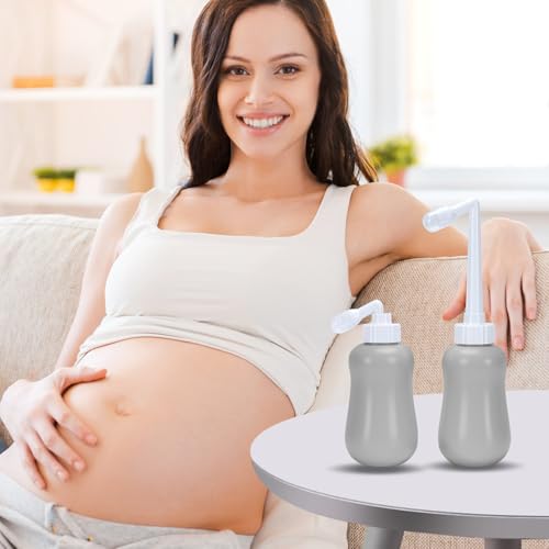 Image of Peri Bottle for Postpartum Care, Postpartum Essentials, Feminine Care 12 oz Gray (Gray)