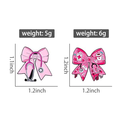 Image of Uterus Pin Medical Obgyn Pins Stethoscope Brooch Medicine Symbol Lung Brooch for Gynecologist Medical Doctors Nurse Gifts Jewelry