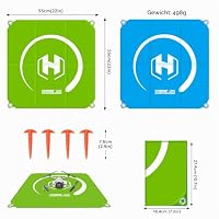 STARTRC Drohnen Landeplatz,Universal schnell faltbar doppelseitige wasserdichte landepad für DJI Mini 5 Pro/4/3/Mini 4k/Neo 2/Air 3s/Avata 2/Flip Drohne Zubehör (22-inch/55cm) – Ansicht 7