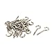Aexit Lamp Wire Screws & Bolts 3mm Thread 46mm Length Metal Screw Hook Silver Tone Self-Drilling Screws 30 Pcs