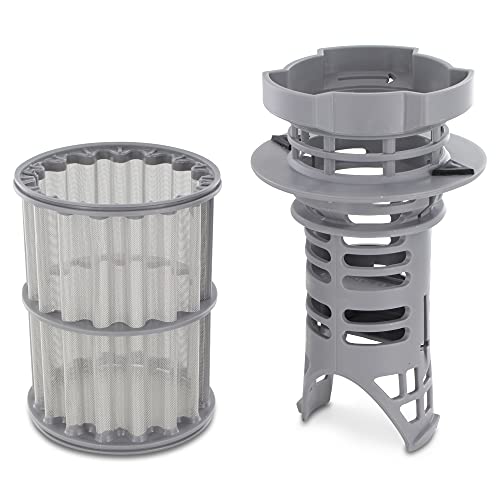 DL-pro Filter Grobsieb + Mikrofilter für Bosch Siemens 00645038 645038 zweiteilig Feinsieb Schmutzsieb für SuperSilence Logixx PerfectDry...