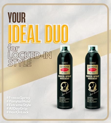 Spray fijador para cabello Wonder Ponytail 2 pack miniatura 5