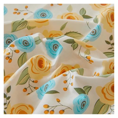 Falda de cama algodón floral protector de colchón ajustable individual 7