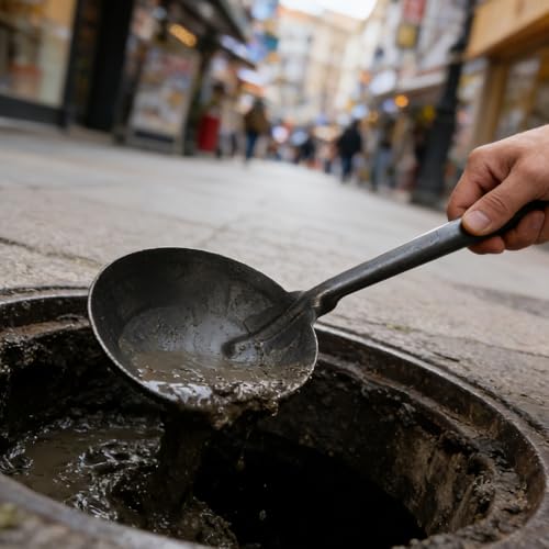 Cuchara de limpieza para alcantarillas que elimina atascos graves en desagües 7