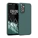 Produktbild kwmobile Hülle kompatibel mit Xiaomi Redmi Note 11 / Note 11S Hülle - weiches TPU Silikon Case - Cover geeignet für kabelloses Laden - Moosgrün