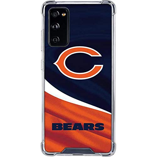 Skinit Clear Phone Case Compatible with Galaxy S20 FE - Officially Licensed NFL Chicago Bears Design