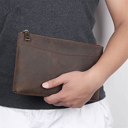 Clutch Bag Men's Large Capacity Business Handbag Retro Wallet Casual4