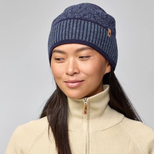 Fjällräven Unisex Snow Mütze, Dark Navy, One Size