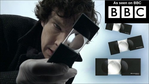 Eschenbach Folding Pocket Magnifier - 5x, 30mm Biconvex Lens