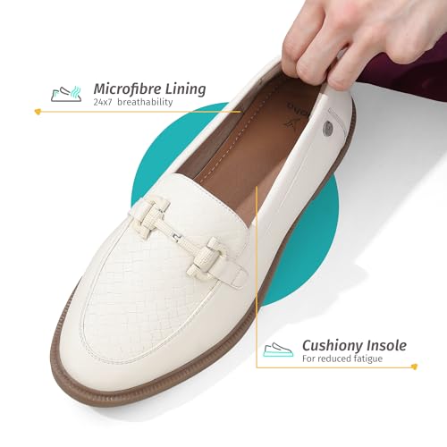 Image of YOHO Bliss Loafers for Women | Comfortable & Stylish Bellies | Fashion Moccasins with Footpharma Footbed | Slip-on for Casual & Formal Wear | 002