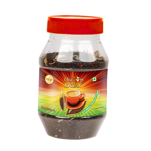 Image of Chaizup Premium Kadak CTC Tea - 100g | Strong Loose Leaf Chai | Bold Taste & Aroma | Ideal for Masala Chai | 100% Natural | Makes 20+ Cups