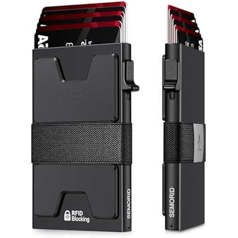 SEMORID Slim Wallet with RFID Blocking Cover