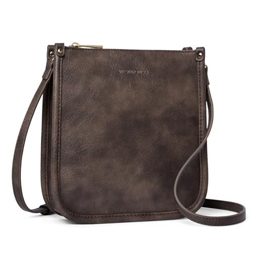 WESTBRONCO Crossbody Bag for Women Vegan Leather Wallet Purses Satchel Shoulder Bags Small Size