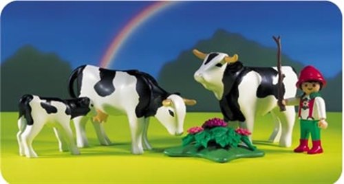 Preisvergleich Produktbild PLAYMOBIL 3077 - Hirtenjunge / Rinder