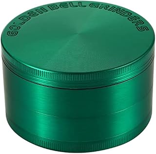 Golden Bell 3 inch Grinder 4 Layers Spice Grinder Zinc Alloy Grinder - Green