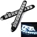 2x White 9 LED DC 12V Daytime Running Light DRL Car Fog Day Driving Lamp Lights