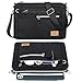 TiMOVO 9-11 Zoll Tablett-Tasche für iPad 10.9"/10.2", i Pad Air 11/Air 5./4. Gen. 10.9", Galaxy Tab A9+/A9 Plus 11", Anti-Diebstahl Design & Schulterriemen, Schwarz