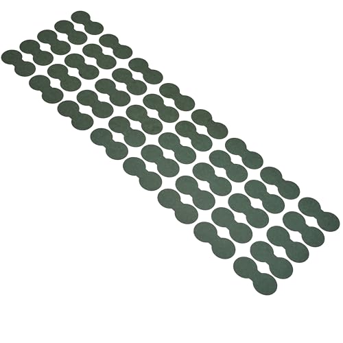 Image of 400pcs 18650 Battery Insulator Ring Self-Adhesive Hollow Insulating Cardboard Electrical Insulating Adhesive Paper Green (Solid)