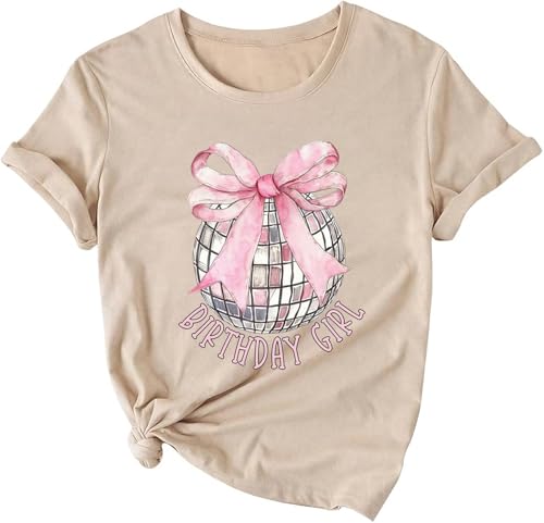Image of Happy Birthday Shirts for Women Cute My Day My Way Birthday Girl T Shirt