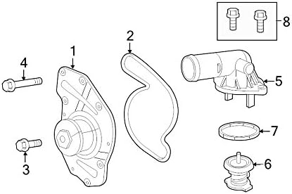 Mopar 05184977AE HOUSING THERMOSTAT