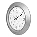 La Crosse Technology WT-3144S 14 Inch Atomic Analog Silver Wall Clock