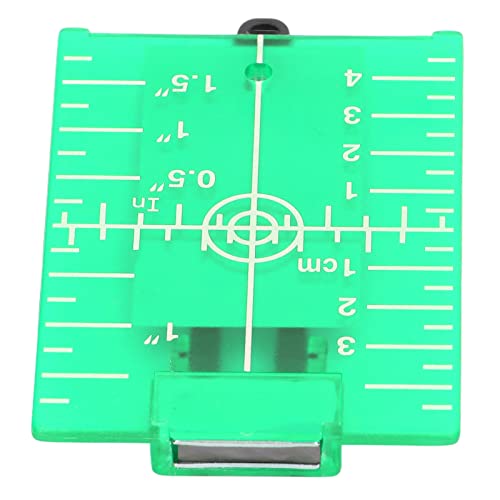Magnetic Floor Targets Plate, Card with Bracket for Alignment to Enhancing the Visibility (Green)