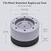 4PCS Washing Machine Feet Pads, Anti Vibration Anti-Slip Shock Absorber Pads, Heightening Rubber Feet Mat for Washer Dryer Dishwasher Refrigerator Furniture, Gray