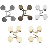 WANTUSHUI 5 Stück Hosenbund Enger Machen Clip,Knöpfe Hosen Enger Machen Clip,Hosenverkleinerung,Knöpfe Jeans,Hosen Verkleinerung,Taillenschnallen