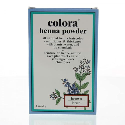 Colora Henna Powder Hair Color Brown, 2 oz