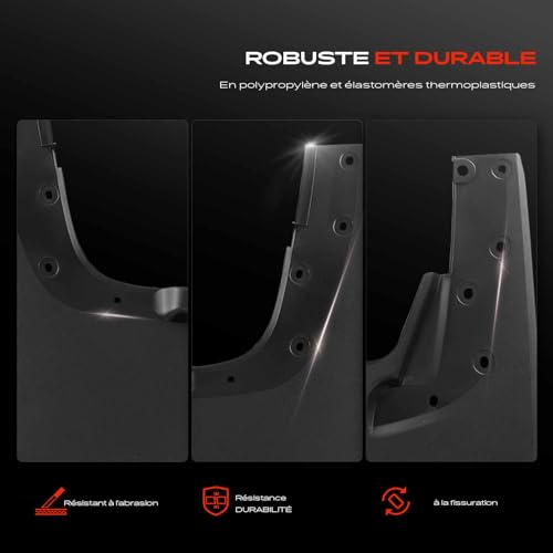 Bavettes garde-boue auto Amarok 2016-2022 stop impacts de goudron