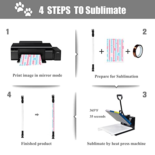 5 Collares para Perro Sublimables Talla S Pack Personalizable miniatura 2