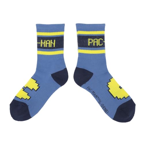 Pacote com 3 meias masculinas Pac-Man, Pac-man Kids, Tamanho Único