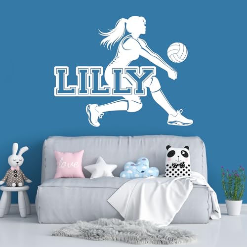 Vinilo decorativo personalizado voleibol para pared miniatura 7